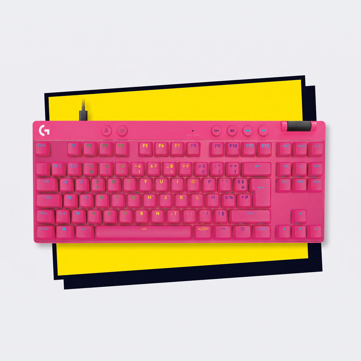 Logitech G PRO X TKL LIGHTSPEED Magenta, neuf scellé